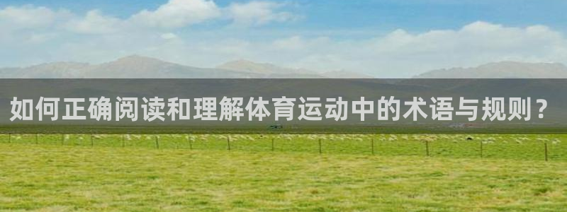 好博体育投注入口：如何正确阅读和理解体育运动中的术语与规则？